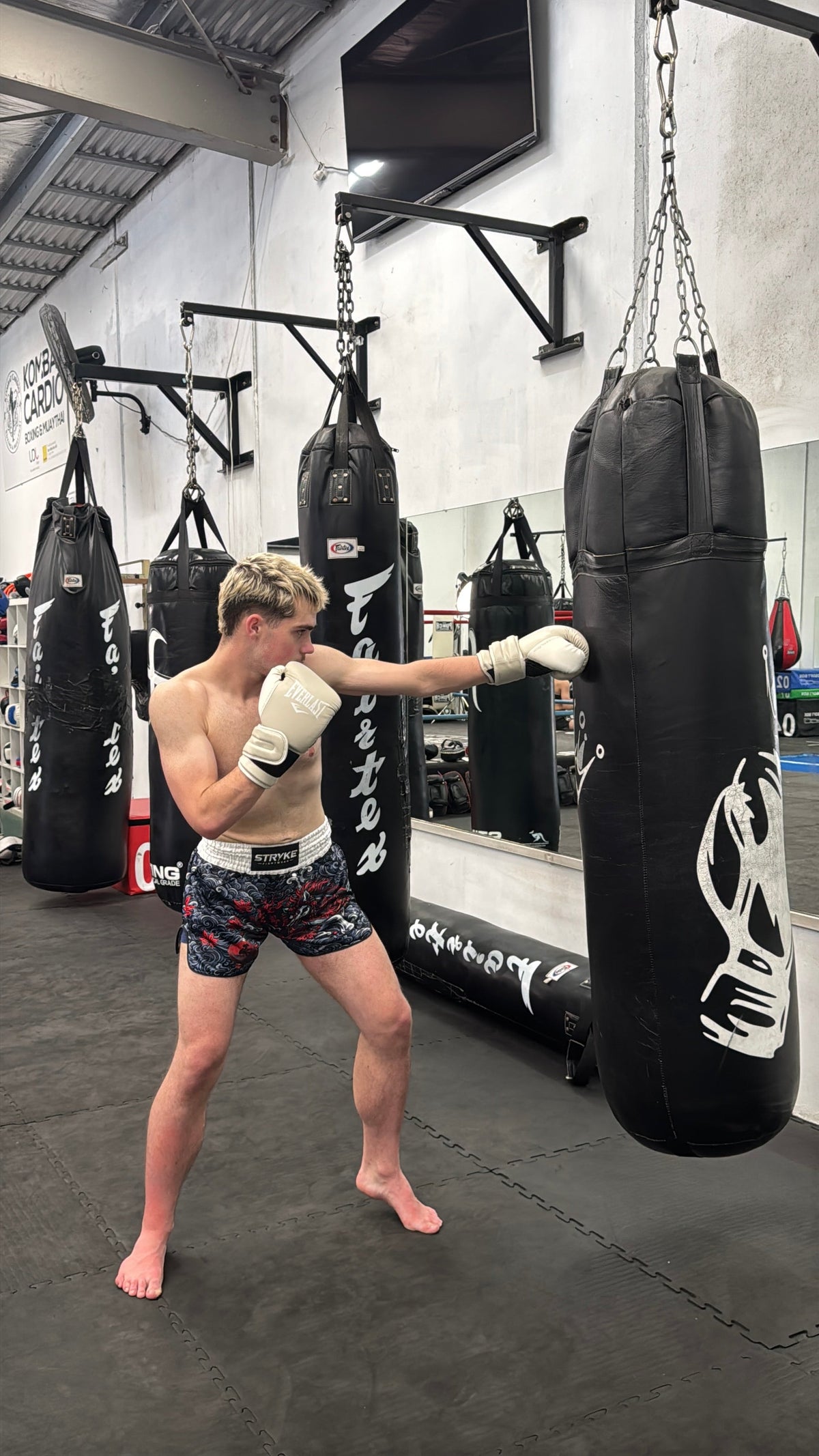 Photoshoot at Kombat Cardio - Stryke Fight Wear | Muay Thai · Boxing · MMA