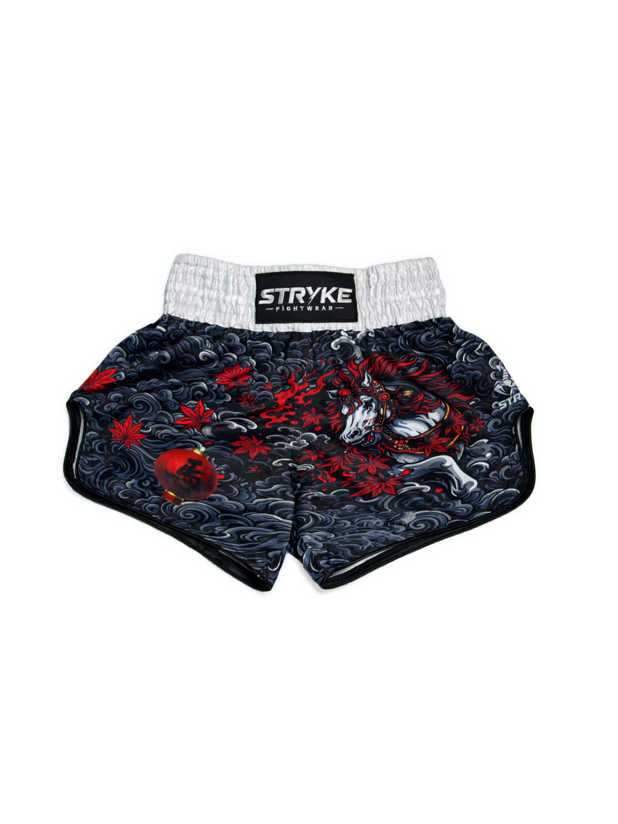 Ascension: Crimson Horse Muay Thai Shorts